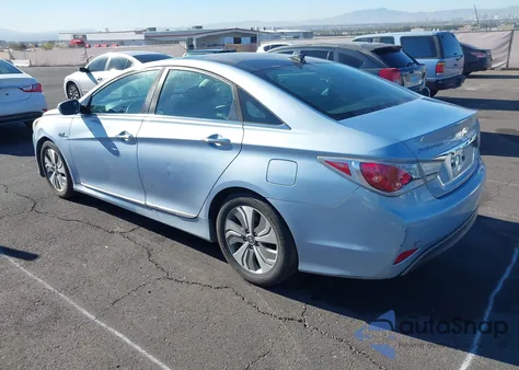 2013 Hyundai Sonata Hybrid Limited from USA, damaged, VIN KMHEC4A40DA064685
